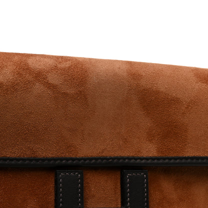 Hermes Veau Doblis Swift Jige Elan 29 Clutch Alezan Black 8 of 10