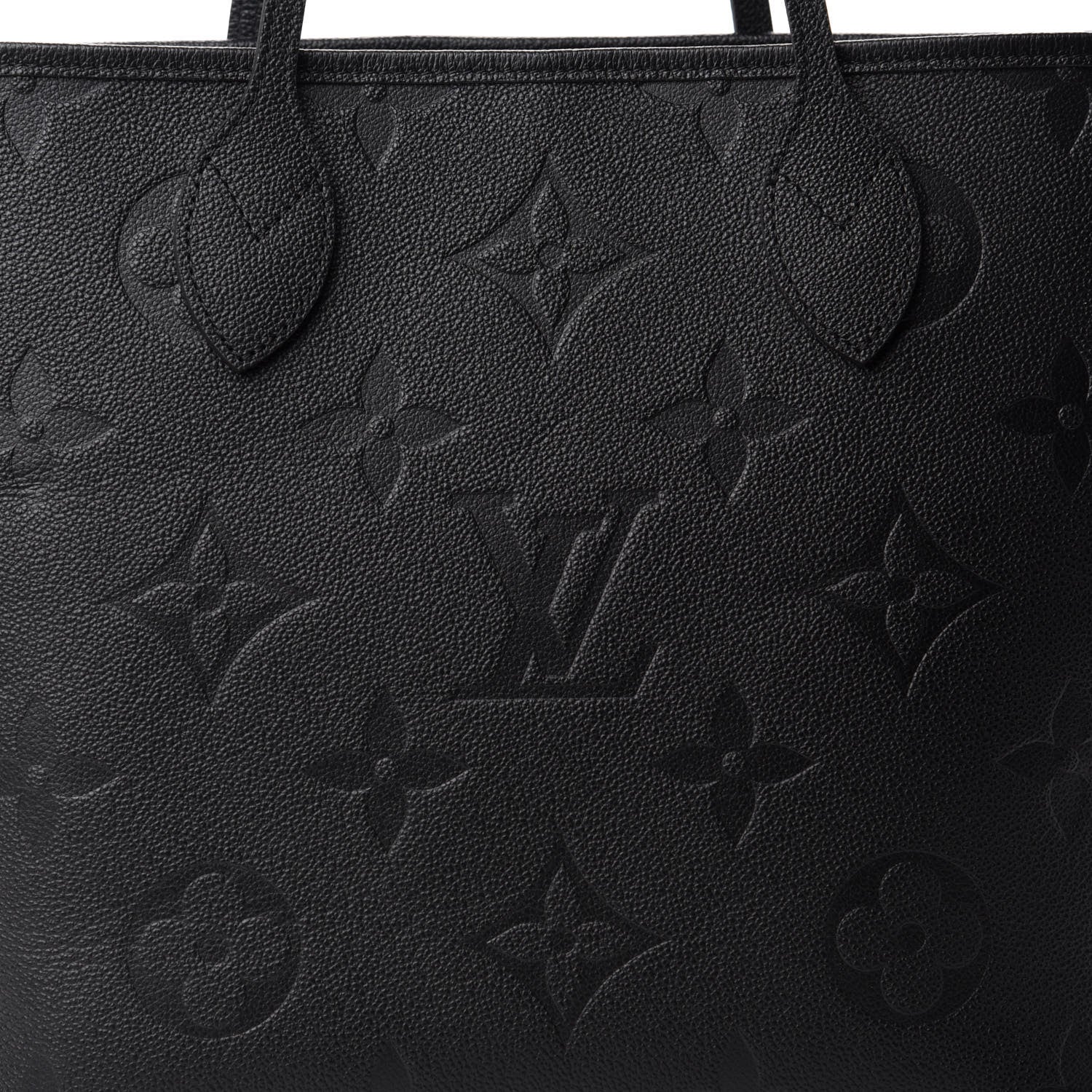 Louis Vuitton Empreinte Monogram Giant Neverfull MM Black 9 of 9