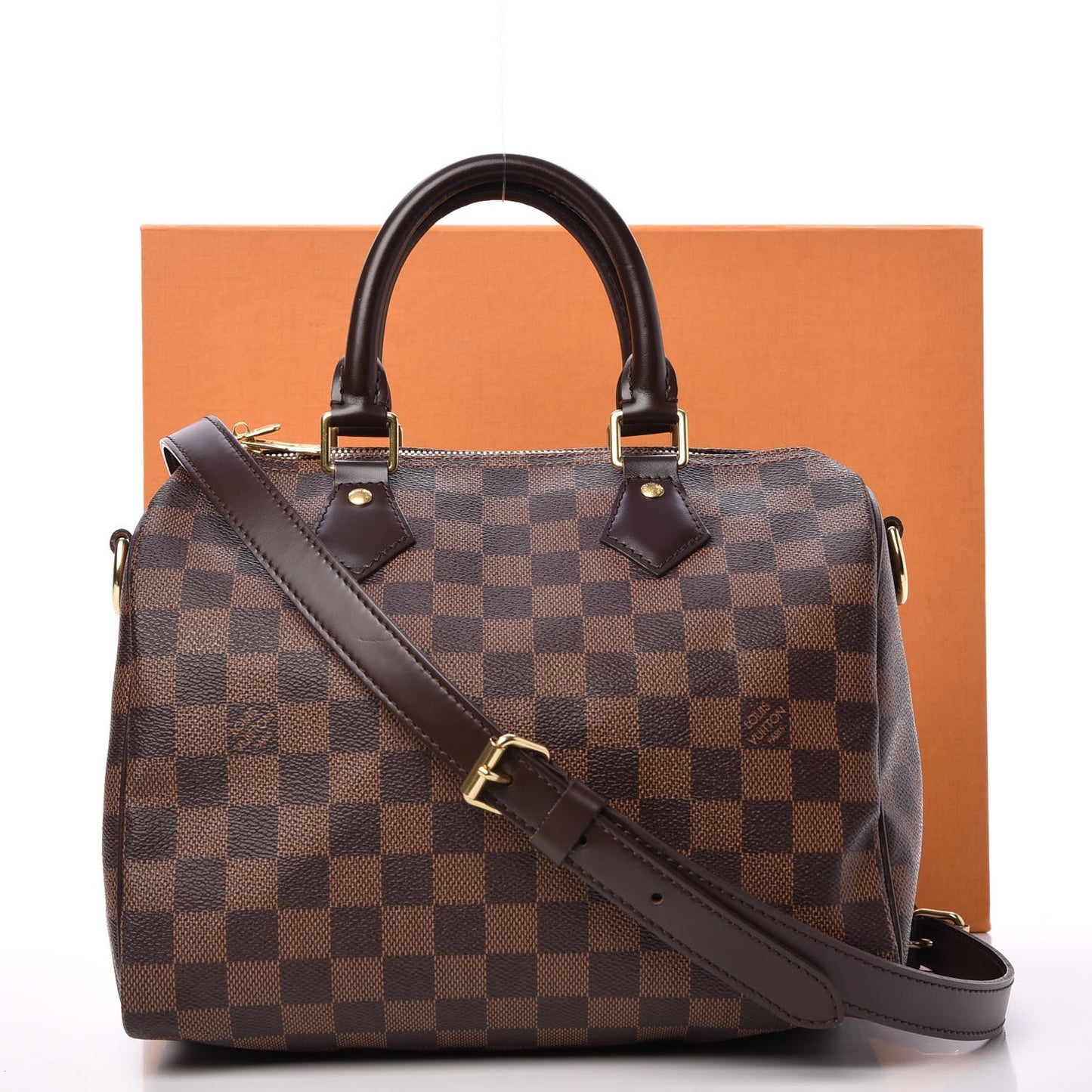 Damier Ebene Speedy Bandouliere 25