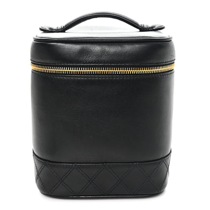 Chanel Lambskin Vanity Cosmetic Bag Black 1 of 9