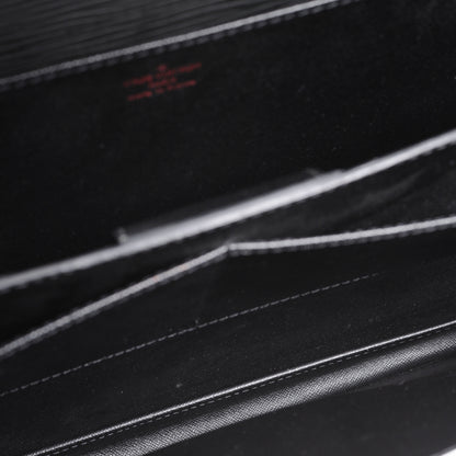 Louis Vuitton Epi Serviette Ambassadeur Briefcase Black 6 of 7