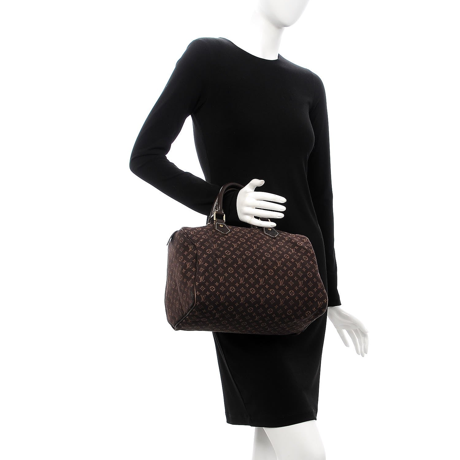 Louis Vuitton Mini Lin Speedy 30 Ebene 2 of 13