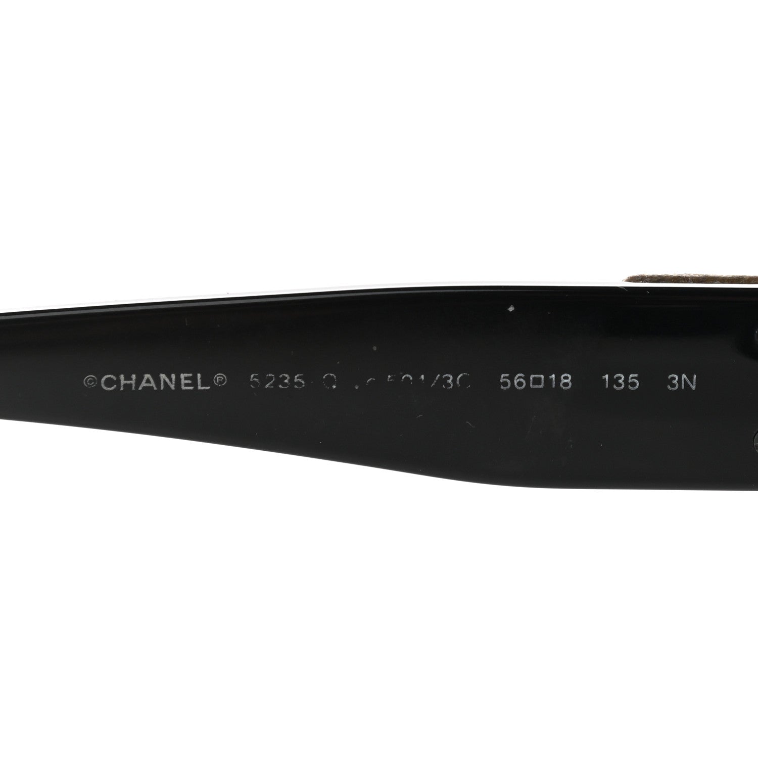 Chanel Acetate CC Turnlock Sunglasses 5235-Q Black Beige 5 of 7