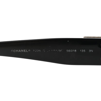 Chanel Acetate CC Turnlock Sunglasses 5235-Q Black Beige 5 of 7