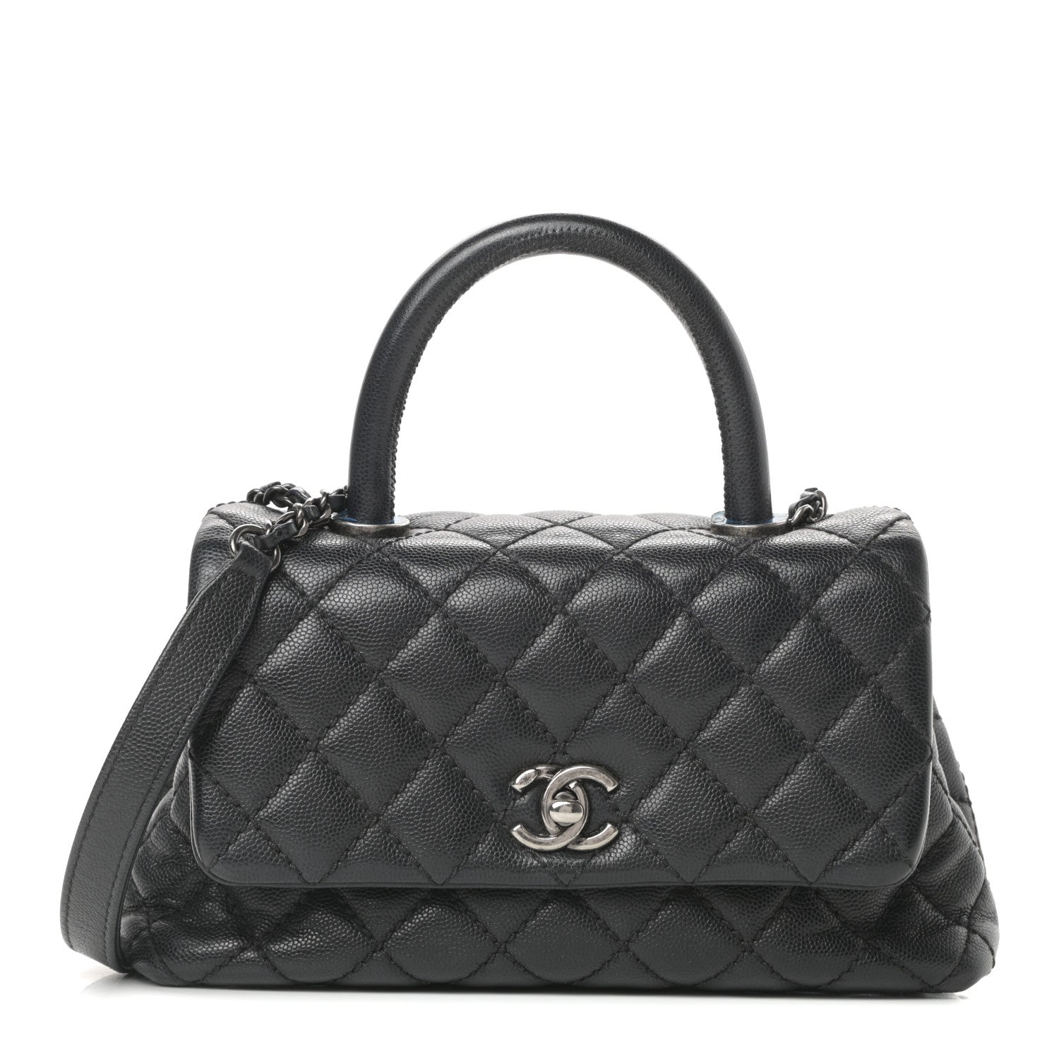 Chanel Caviar Quilted Mini Coco Handle Flap Black 1 of 13