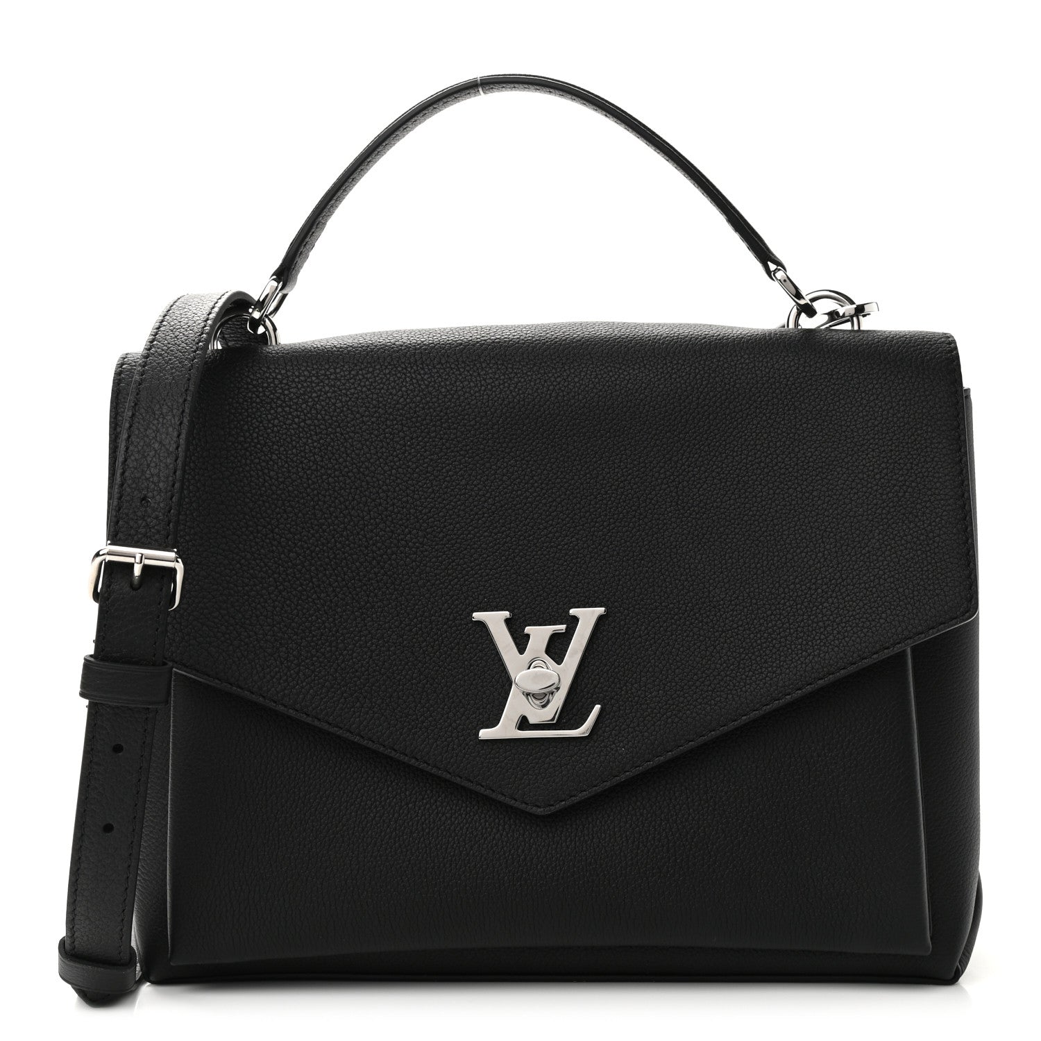 Louis Vuitton Soft Calfskin My Lockme Top Handle Black 1 of 9