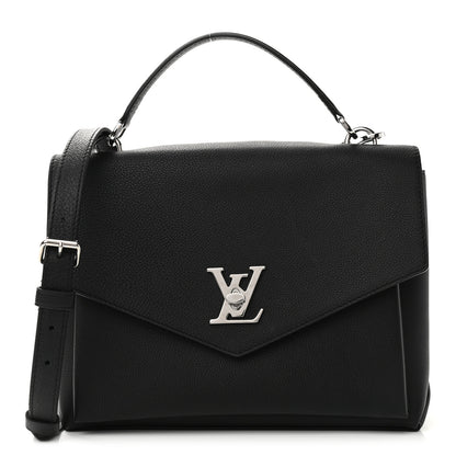 Louis Vuitton Soft Calfskin My Lockme Top Handle Black 1 of 9