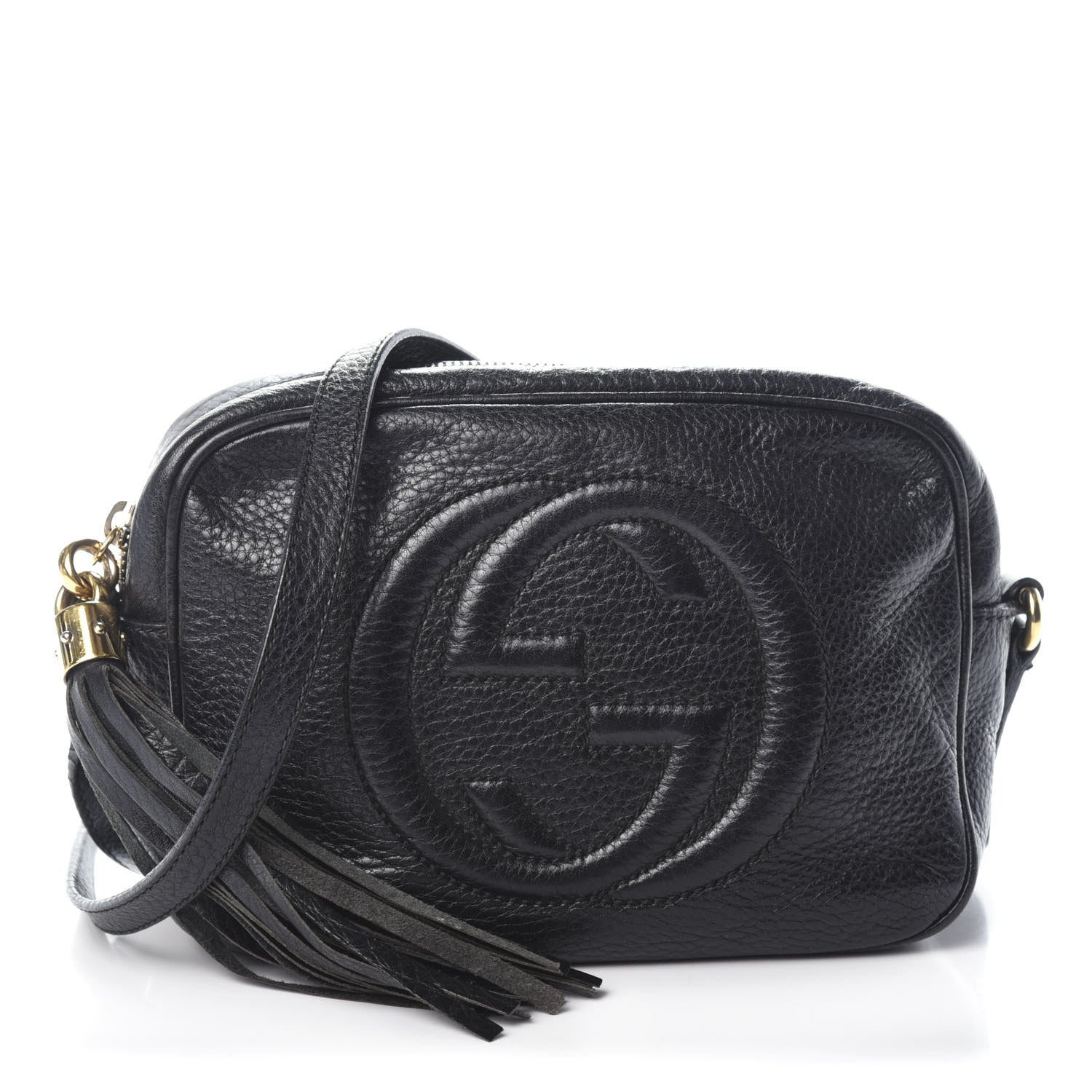 Gucci Pebbled Calfskin Small Soho Disco Bag Black 1 of 9