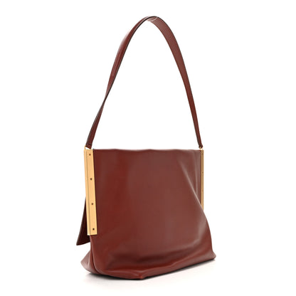 Celine Smooth Calfskin Blade Flap Red Wood 3 of 12