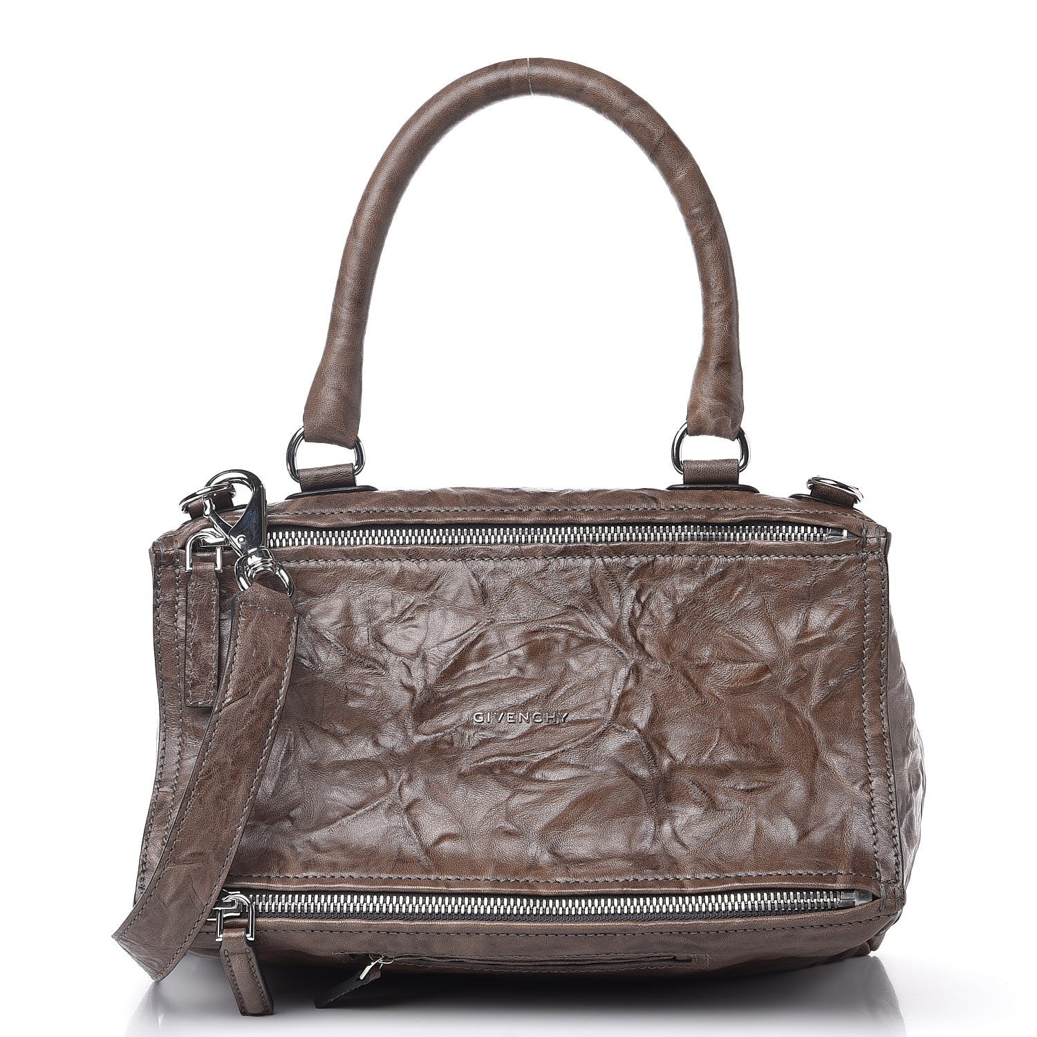 Givenchy Tumbled Sheepskin Medium Pandora Charcoal 1 of 7