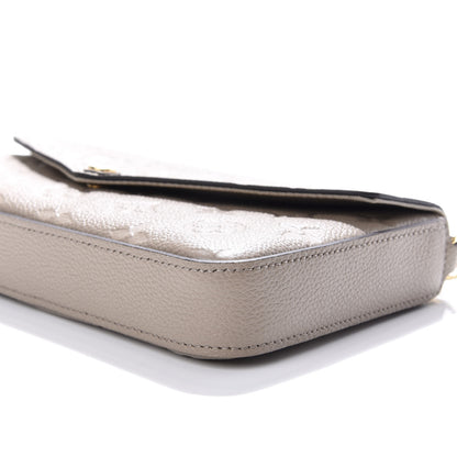 Louis Vuitton Empreinte Pochette Felicie Chain Wallet Tourterelle 12 of 12