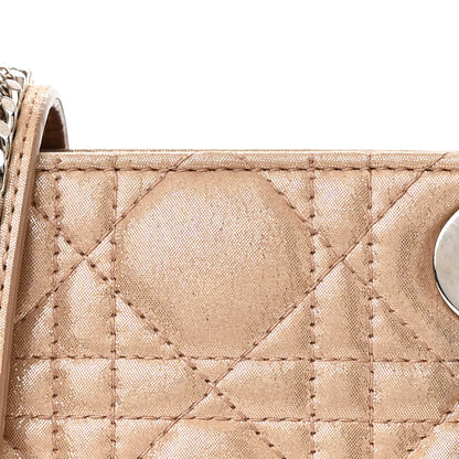 Christian Dior Metallic Nubuck Cannage Mini Lady Dior Gold 8 of 13