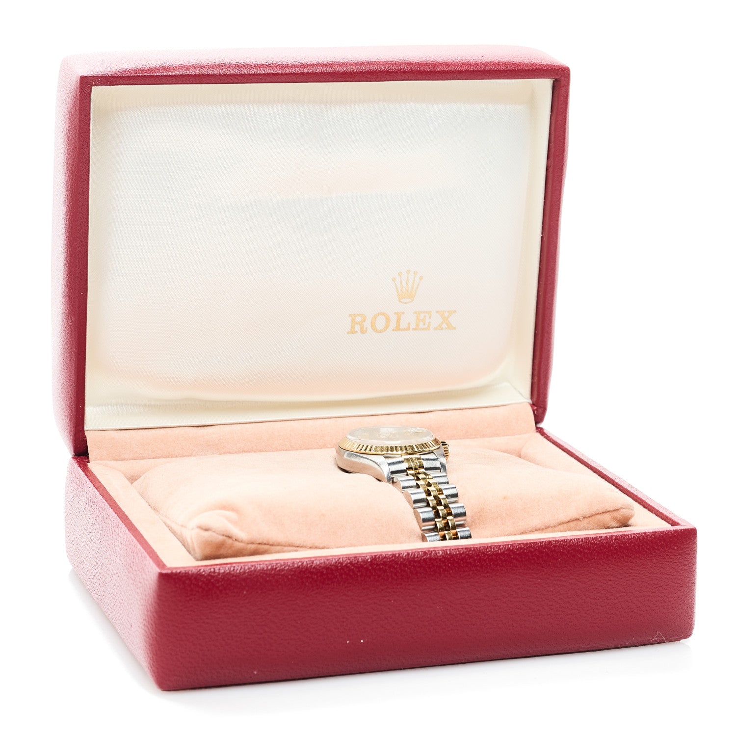 Rolex Stainless Steel 18K Yellow Gold Diamond 26mm Oyster Perpetual Datejust Watch Champagne 69173 5 of 5