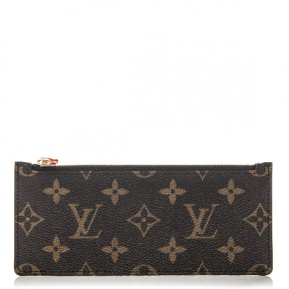 Louis Vuitton Monogram Felicie Chain Wallet Zippered Insert 1 of 6
