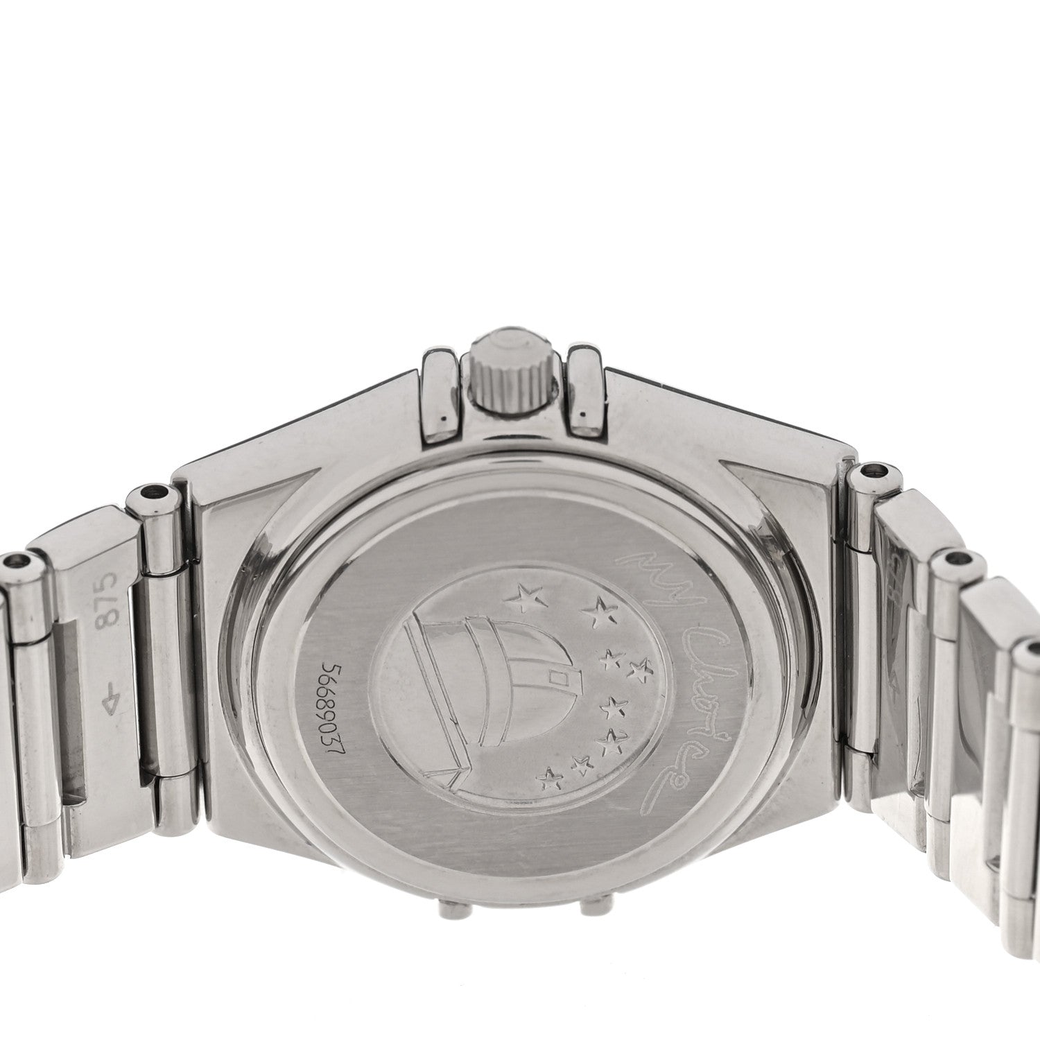 Omega Stainless Steel 22mm Constellation My Choice Quartz Watch Pink 1561.61.00 4 of 4