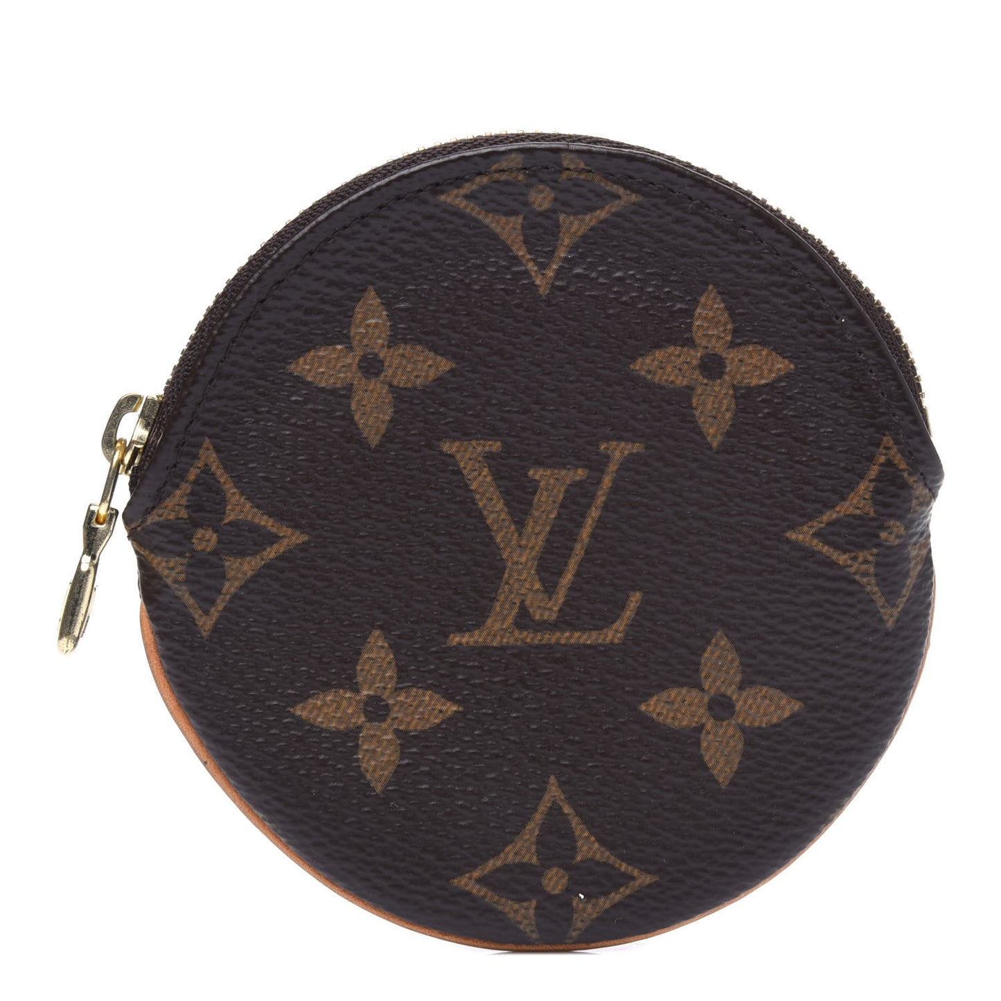 Monogram Round Coin Purse