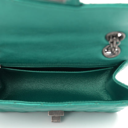 Chanel Metallic Sheepskin Quilted 2.55 Reissue Mini Flap Green 5 of 11