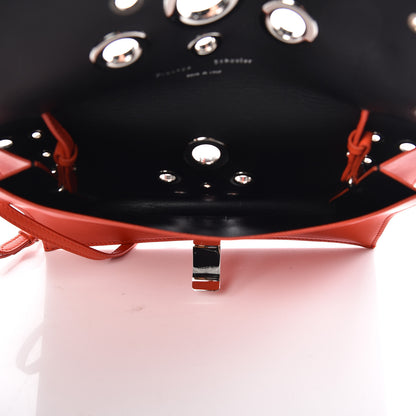 Proenza Schouler Smooth Calfskin Grommet Small Lunch Bag Orange 5 of 9