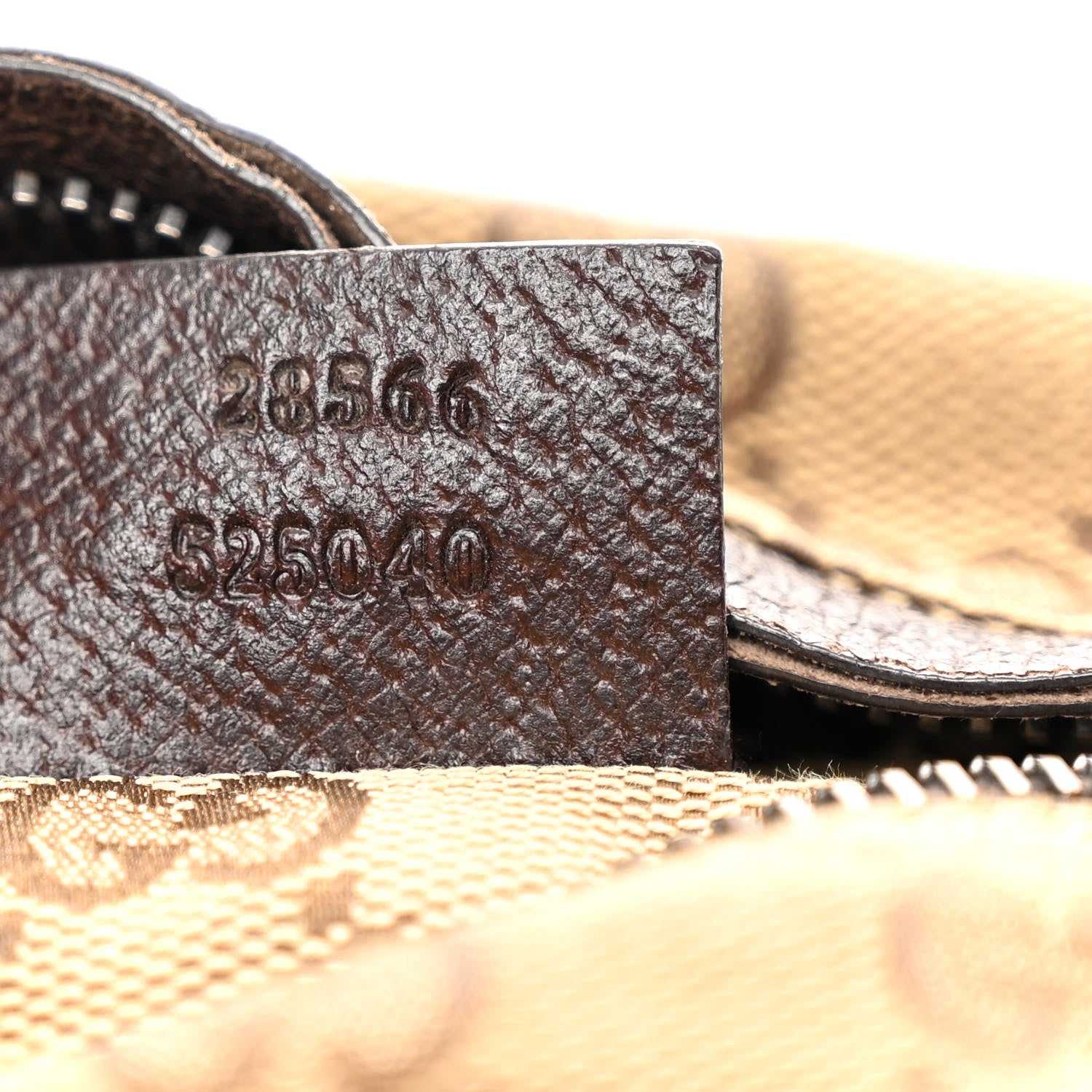 Gucci GG Monogram Double Pocket Belt Bag Dark Brown 7 of 12
