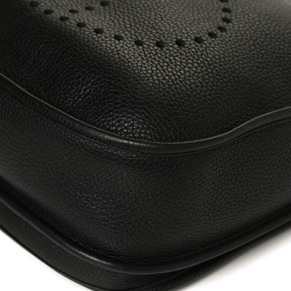 Hermes Taurillon Clemence Evelyne III PM Black 12 of 13