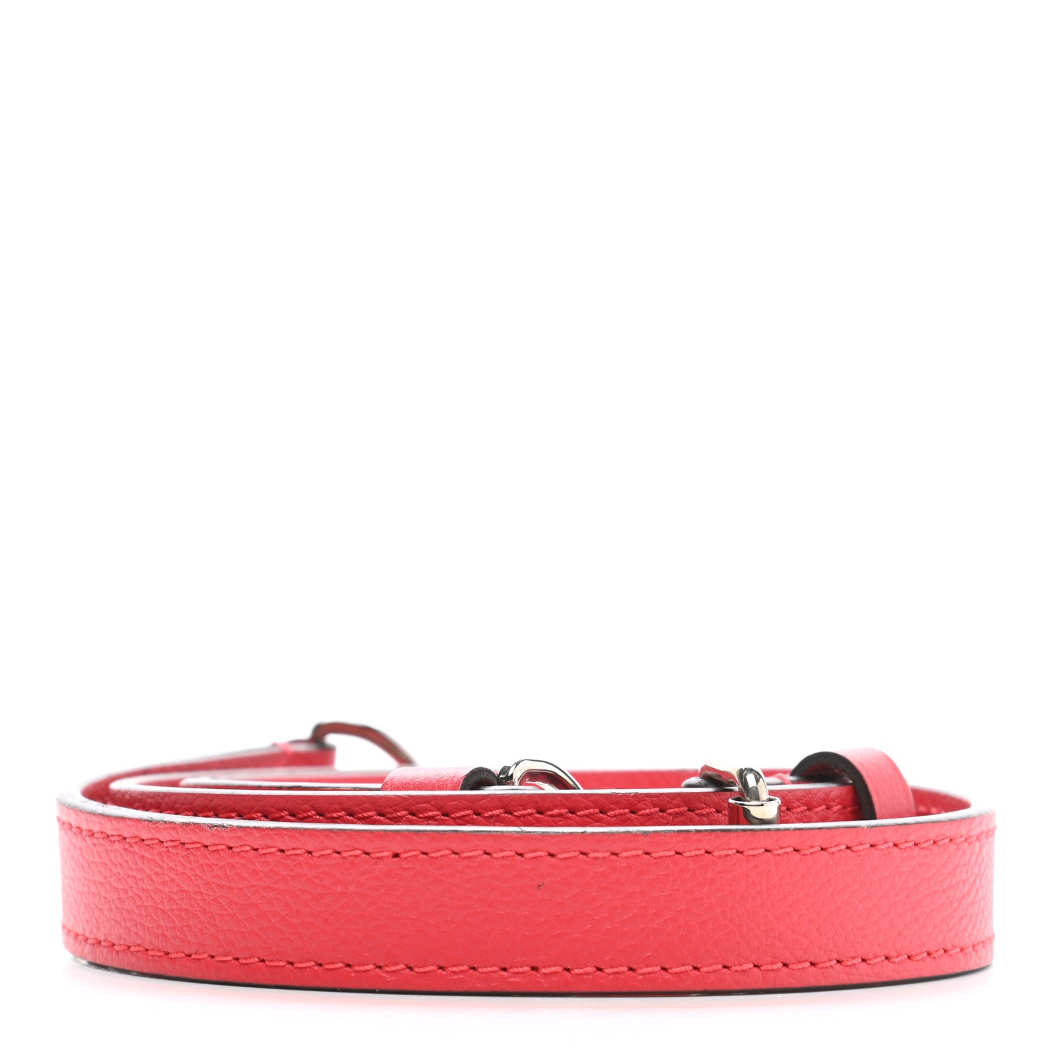 Louis Vuitton Calfskin 16mm Adjustable Shoulder Strap Red 2 of 6