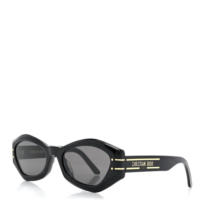 Christian Dior Acetate DiorSignature B1U Butterfly Sunglasses Black 1 of 9