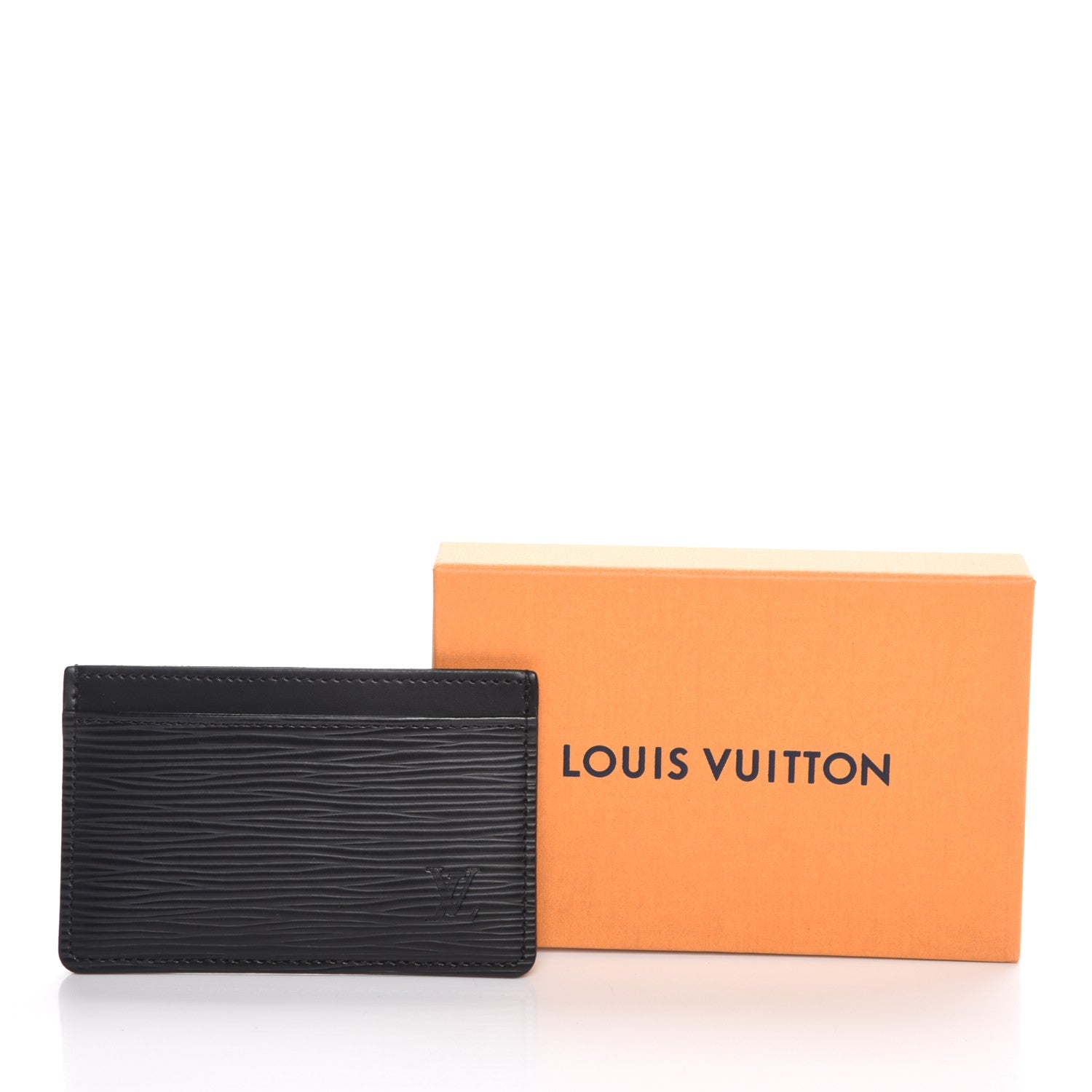 Louis Vuitton Epi Card Holder Black 8 of 8