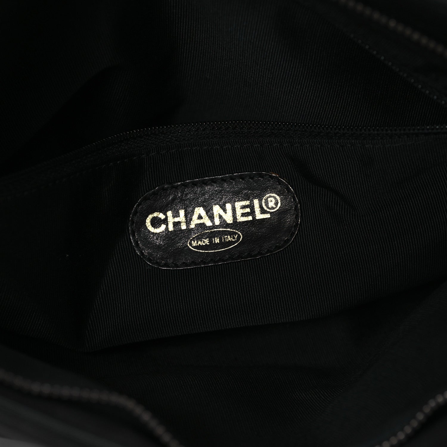 Chanel Lambskin CC Shoulder Bag Black 6 of 12