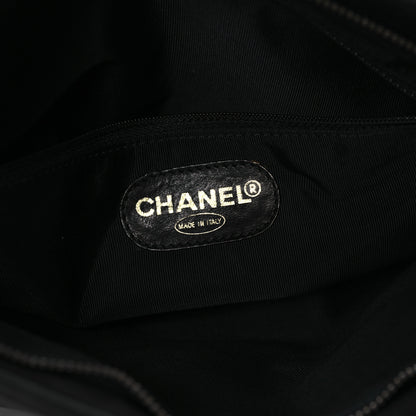 Chanel Lambskin CC Shoulder Bag Black 6 of 12