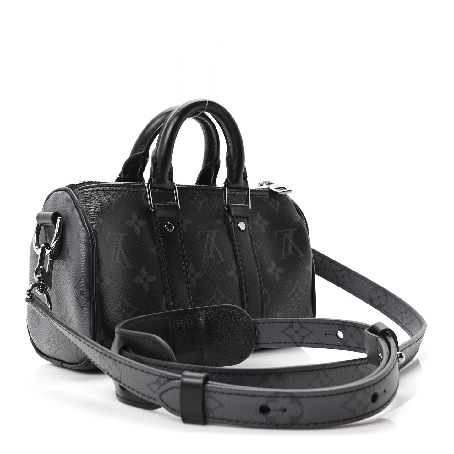 Reverse Monogram Eclipse Keepall XS Black