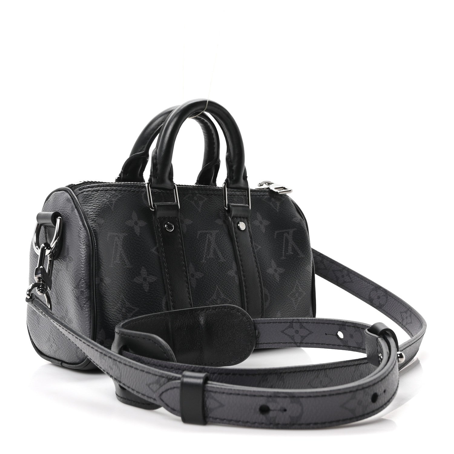 Louis Vuitton Reverse Monogram Eclipse Keepall XS Black 3 of 9
