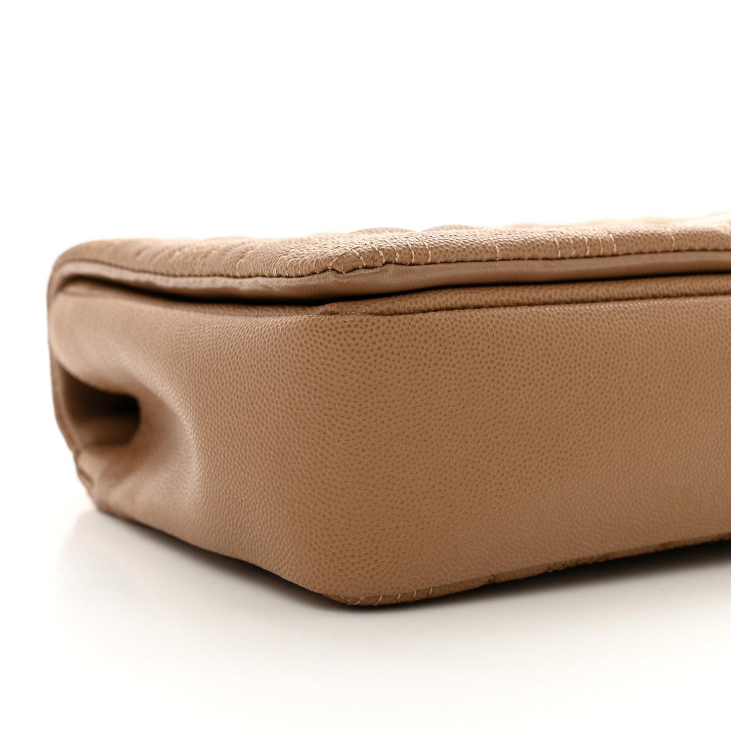 Lambskin Quilted Medium Lola Bag Camel