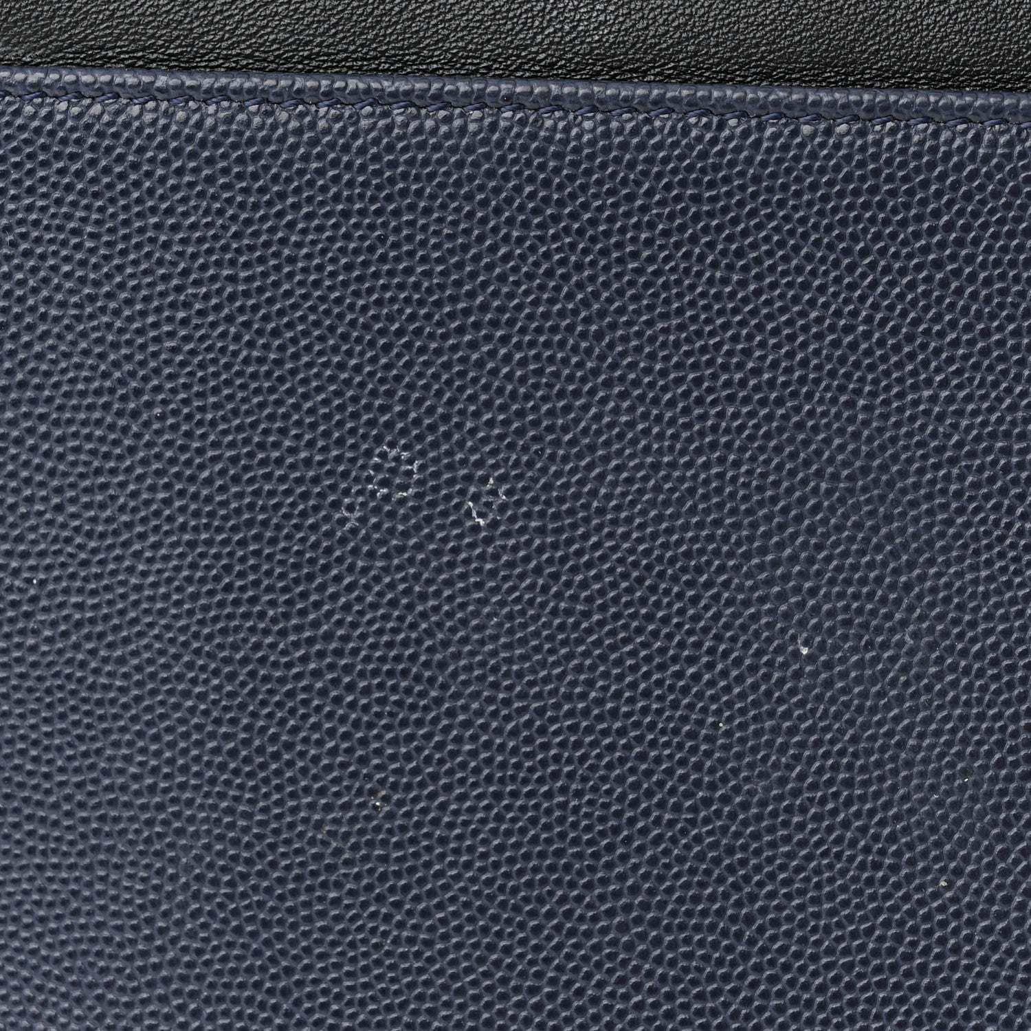 Chanel Lambskin Caviar Lovely Chains Shopping Tote Black Navy 11 of 11
