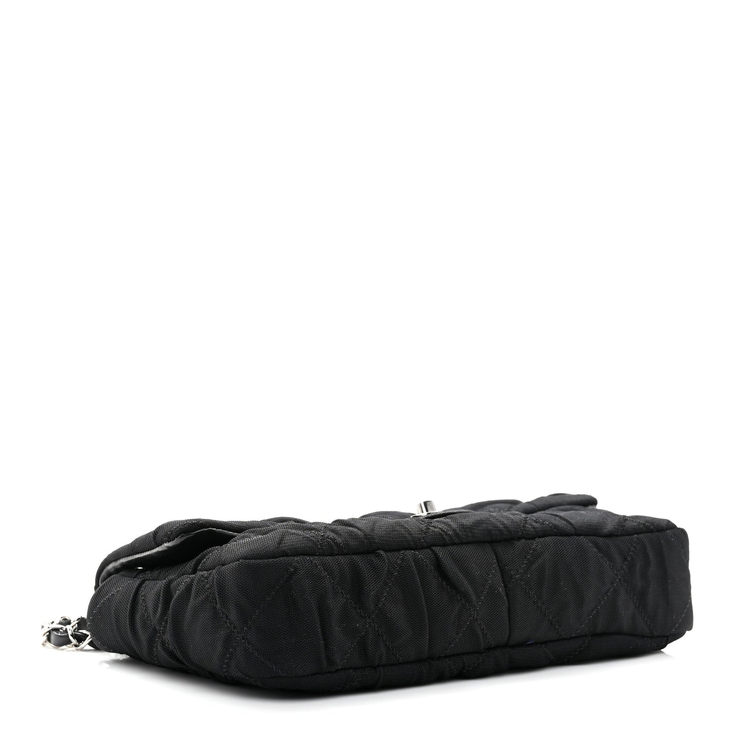 Fabric Quilted Le Marais Flap Black