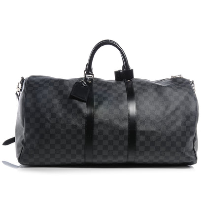 Louis Vuitton Damier Graphite Keepall Bandouliere 55 1 of 7