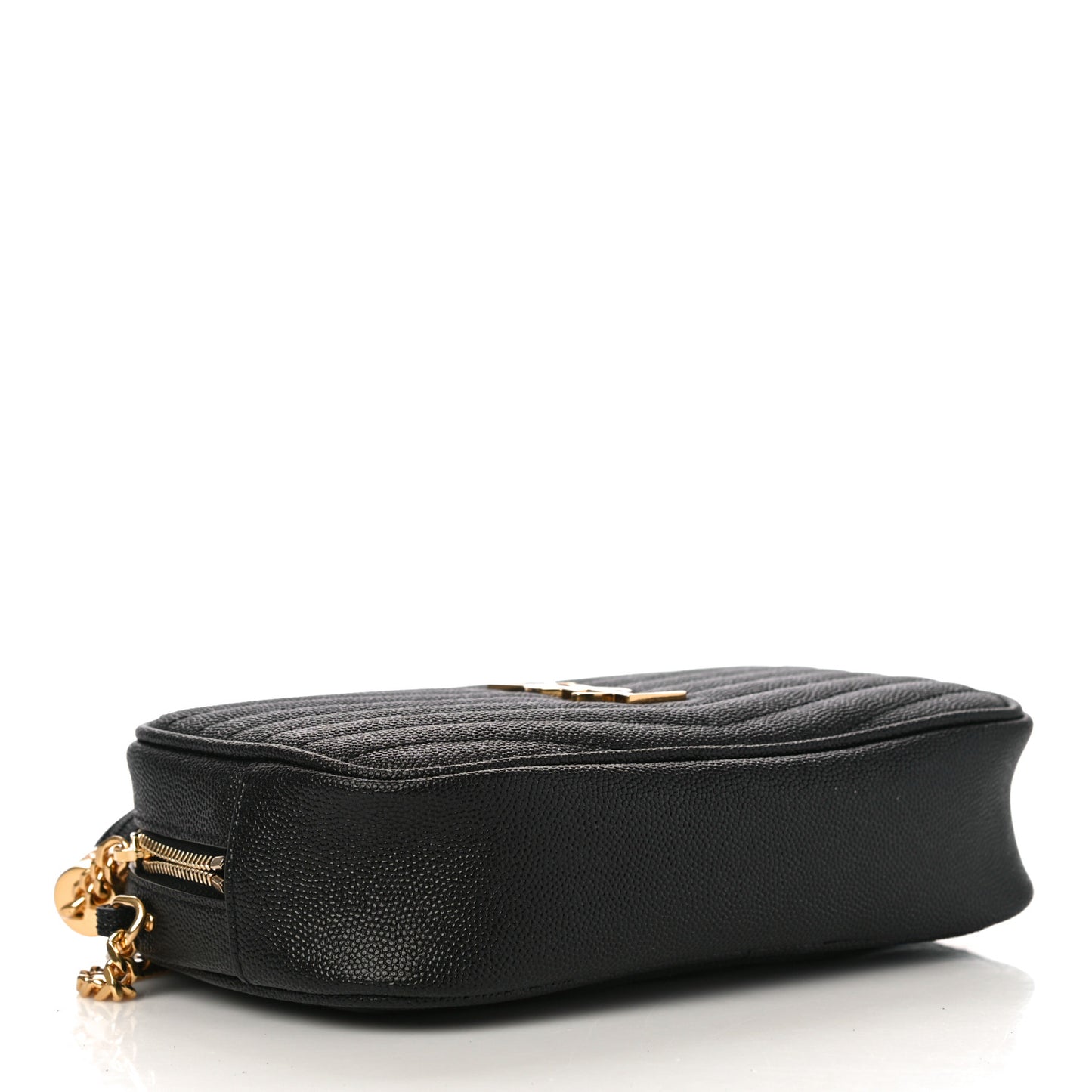 Grain De Poudre Matelasse Monogram Mini Lou Camera Bag Black