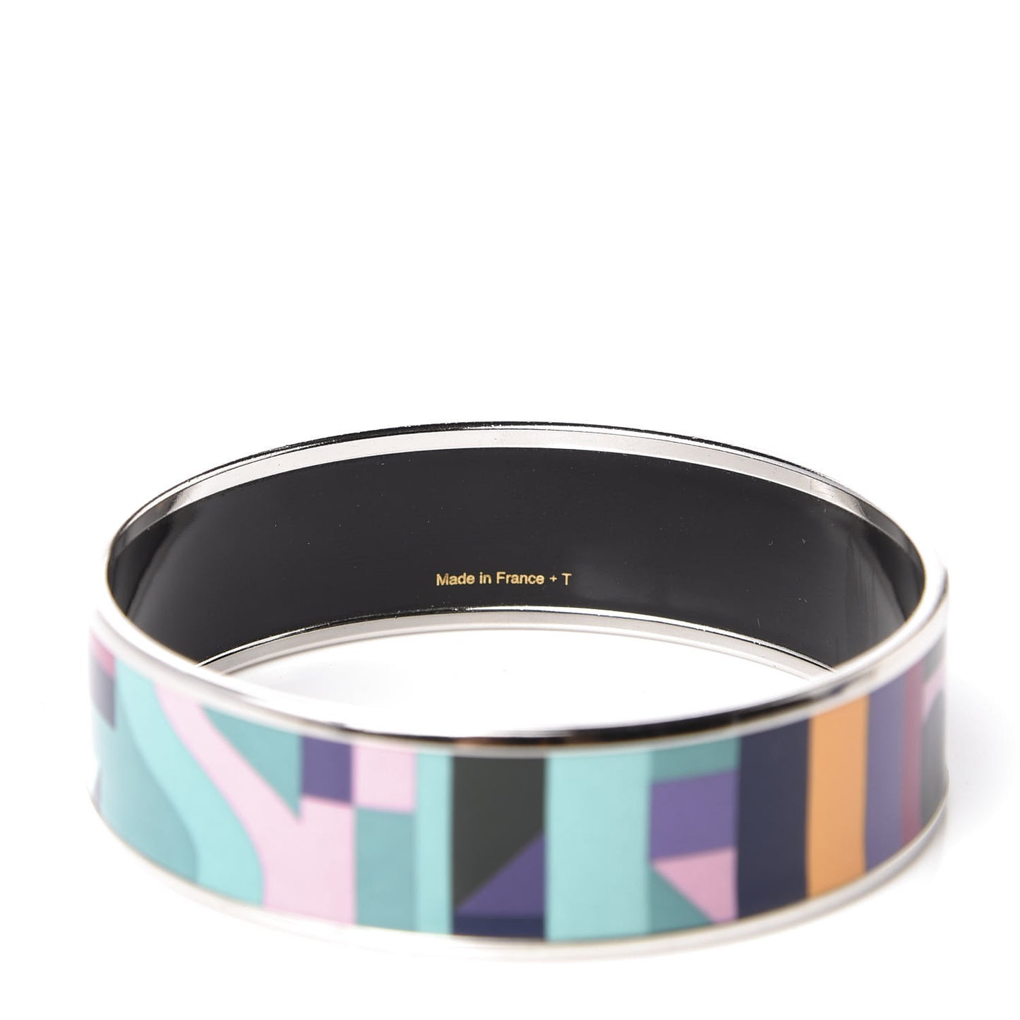 Enamel Printed Wide Perspective Cavaliere Bracelet 70