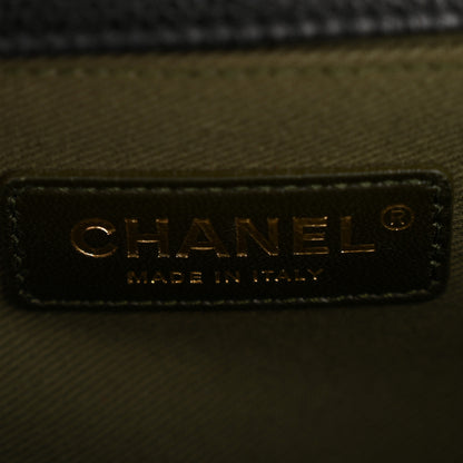 Chanel Caviar Quilted Medium Boy Flap Black 6 of 12