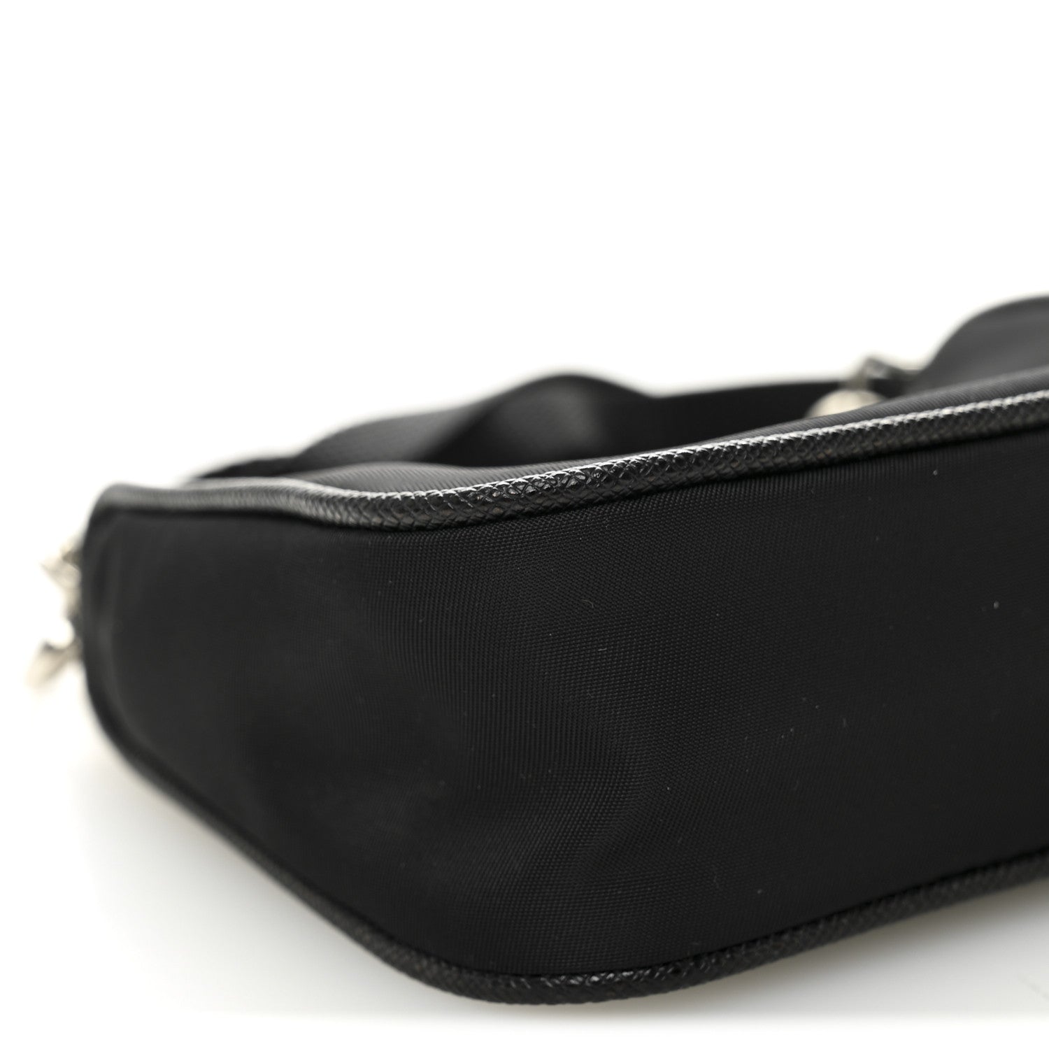 Prada Tessuto Nylon Mini Re-Edition 2000 Shoulder Bag Black 8 of 10