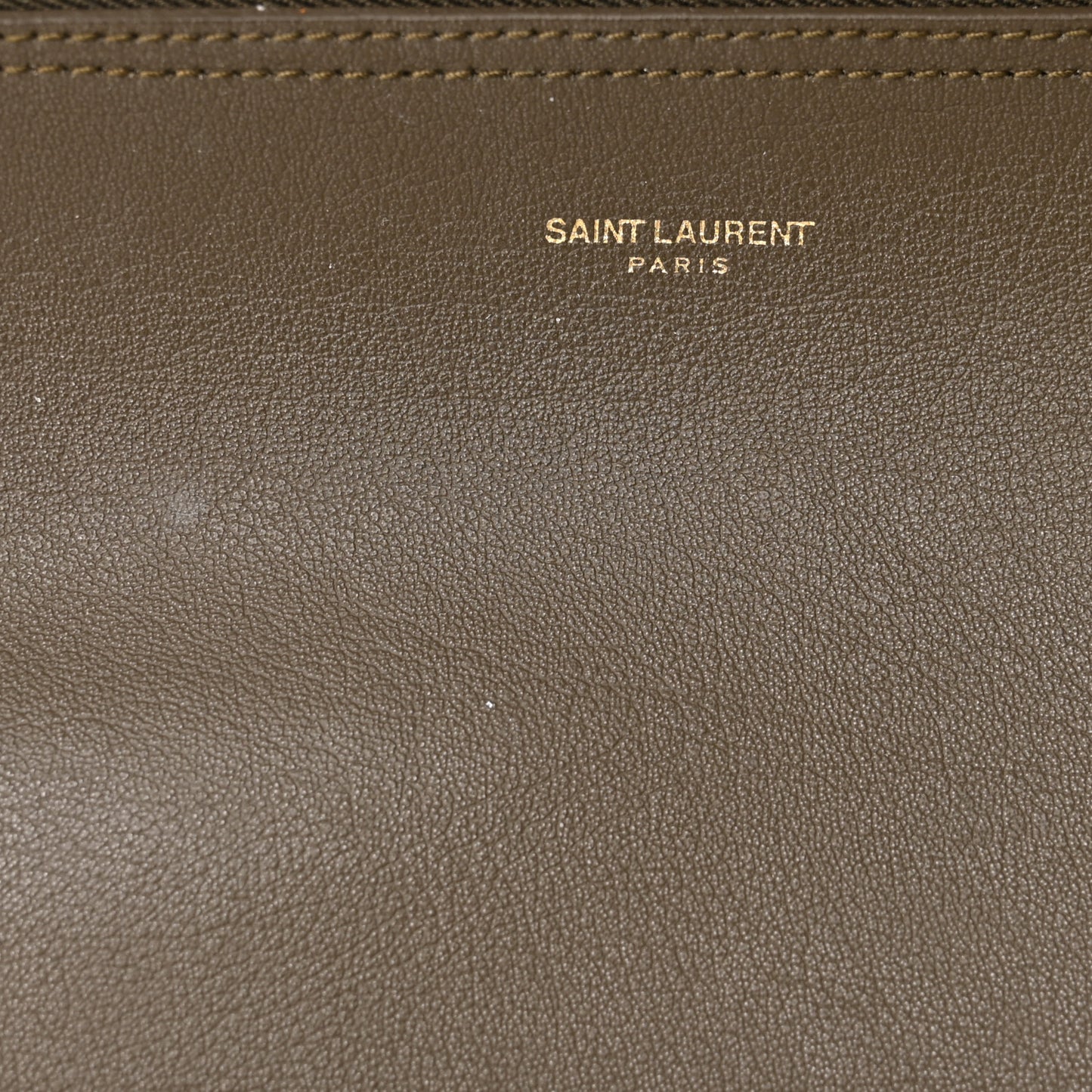Calfskin Large Shopping Tote Dark Green
