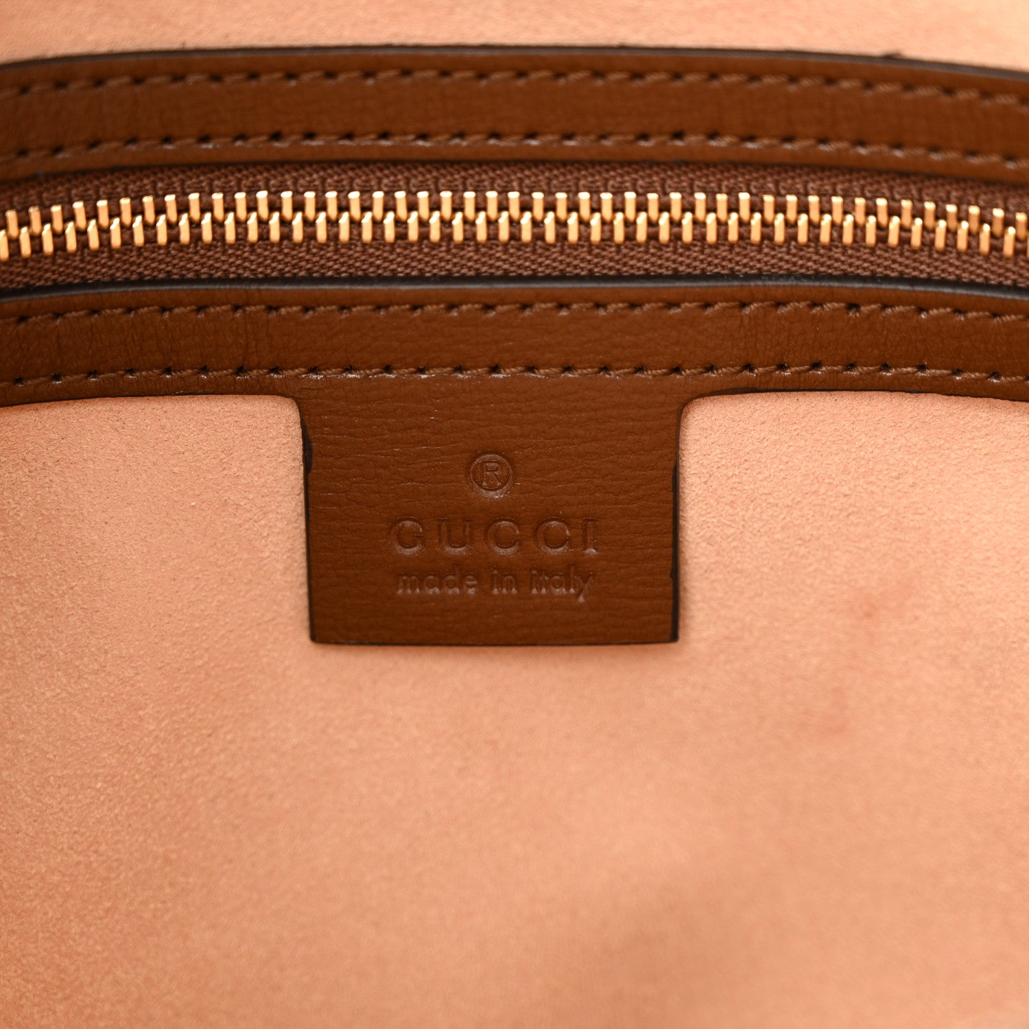 Gucci GG Supreme Monogram Azalea Calfskin Web Small Jackie 1961 Hobo Beige Ebony Brown Sugar 6 of 10