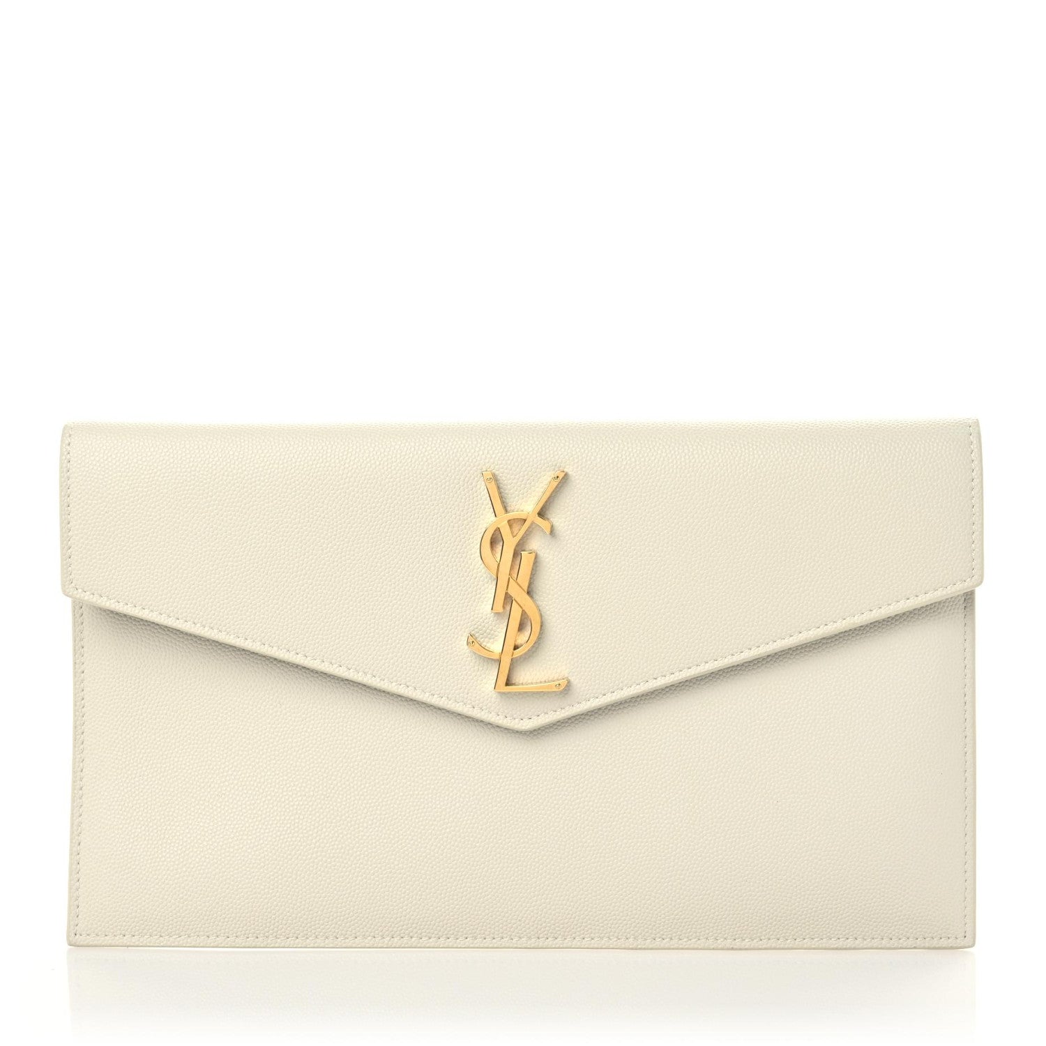 Saint Laurent Grain De Poudre Uptown Pouch Crema Soft 1 of 8