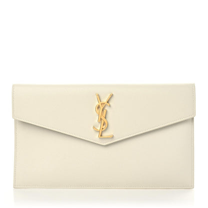 Saint Laurent Grain De Poudre Uptown Pouch Crema Soft 1 of 8