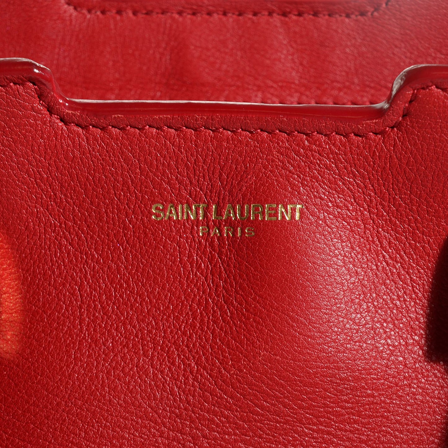 Calfskin Small Classic Y Cabas Red