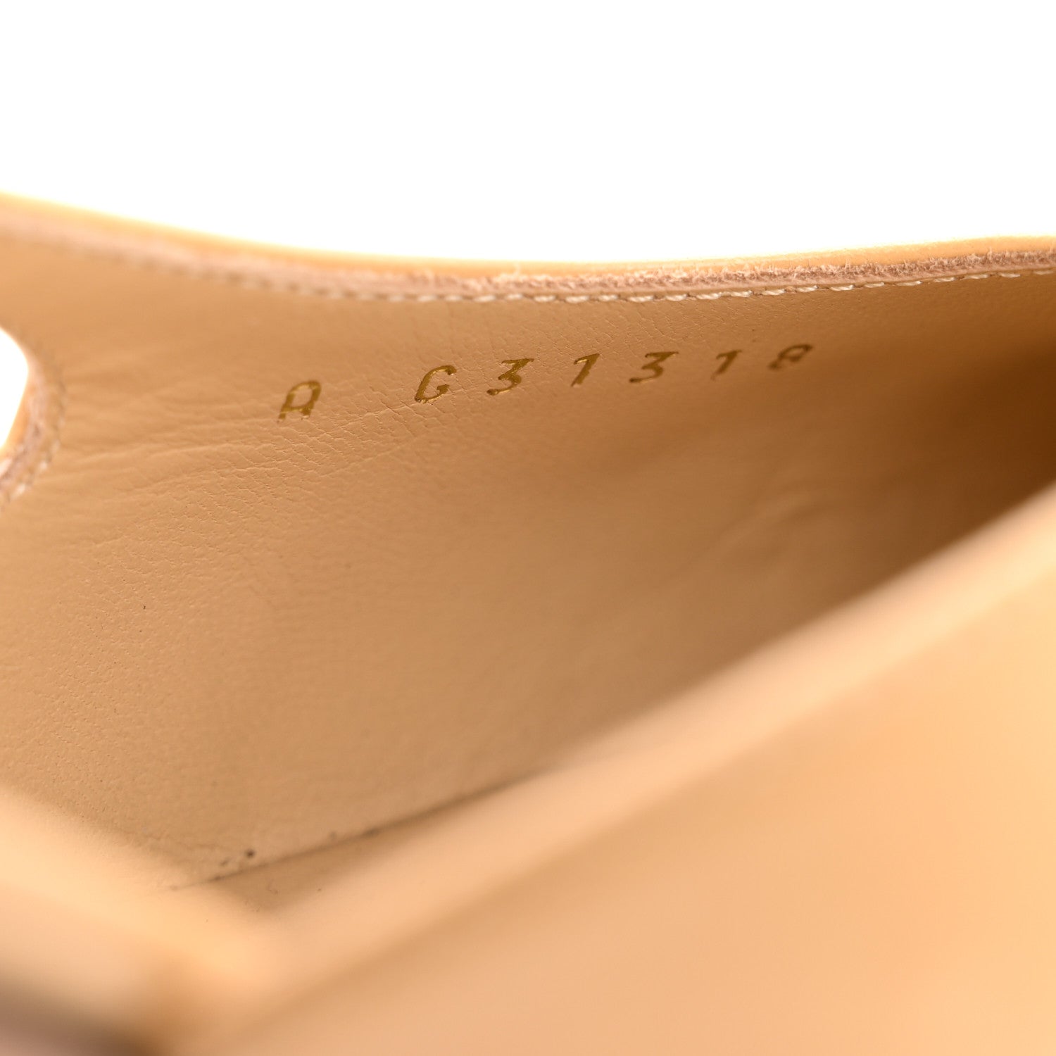 Chanel Goatskin Grosgrain Cap Toe CC Slingback Pumps 38 Beige Black 9 of 11