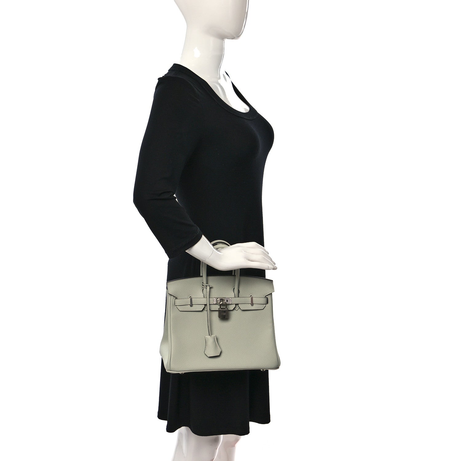 Hermes Togo Birkin 25 Gris Neve 2 of 8