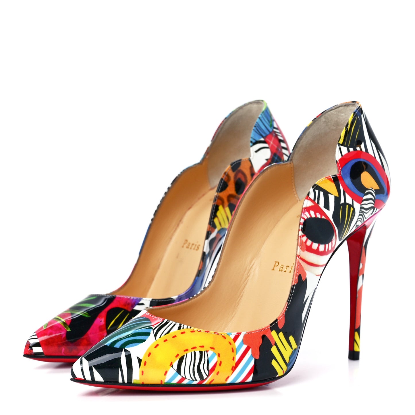 Patent Sapeur Hot Chick 100 Pumps 36.5 Multicolor