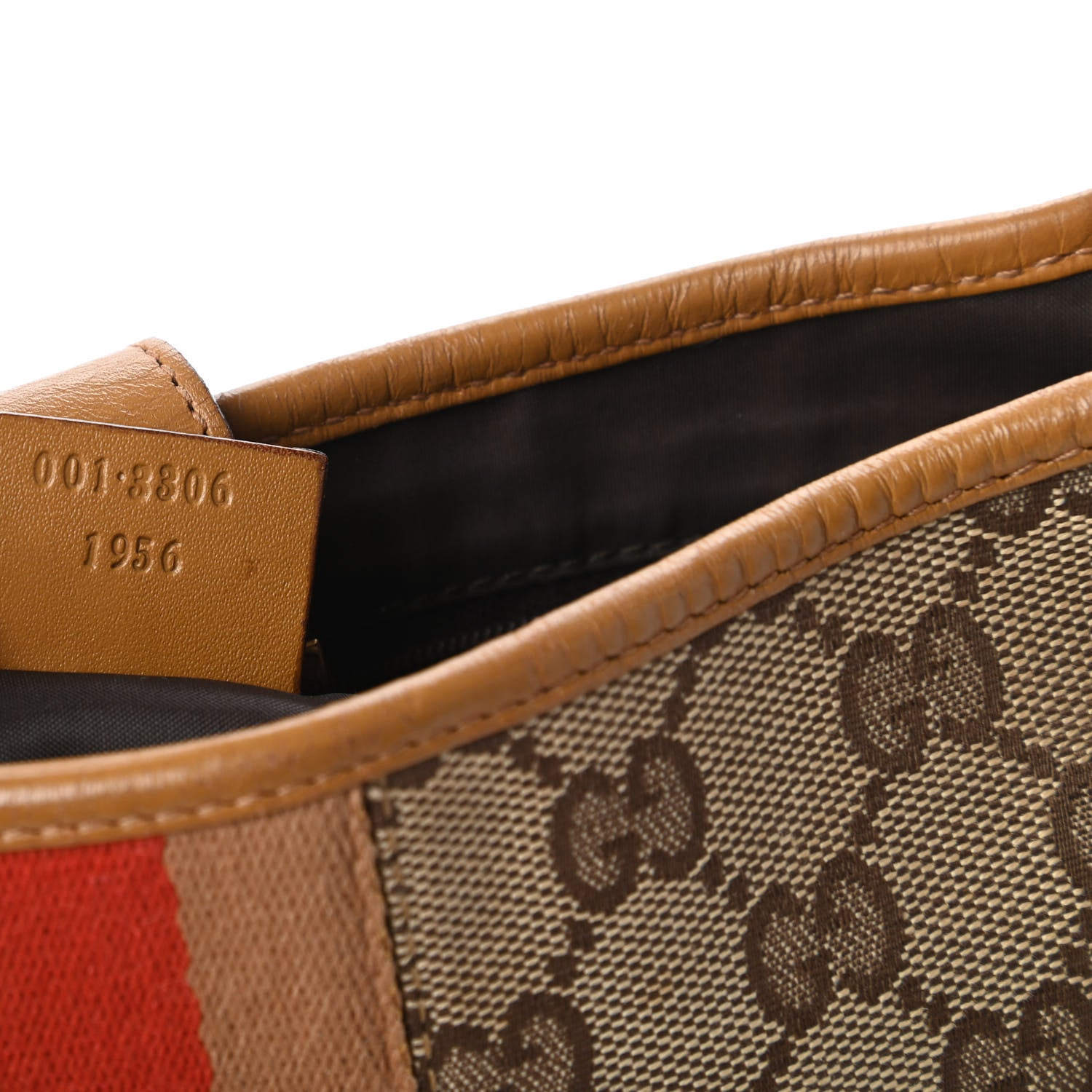 Gucci Monogram Web Jackie O Hobo Tan 9 of 10