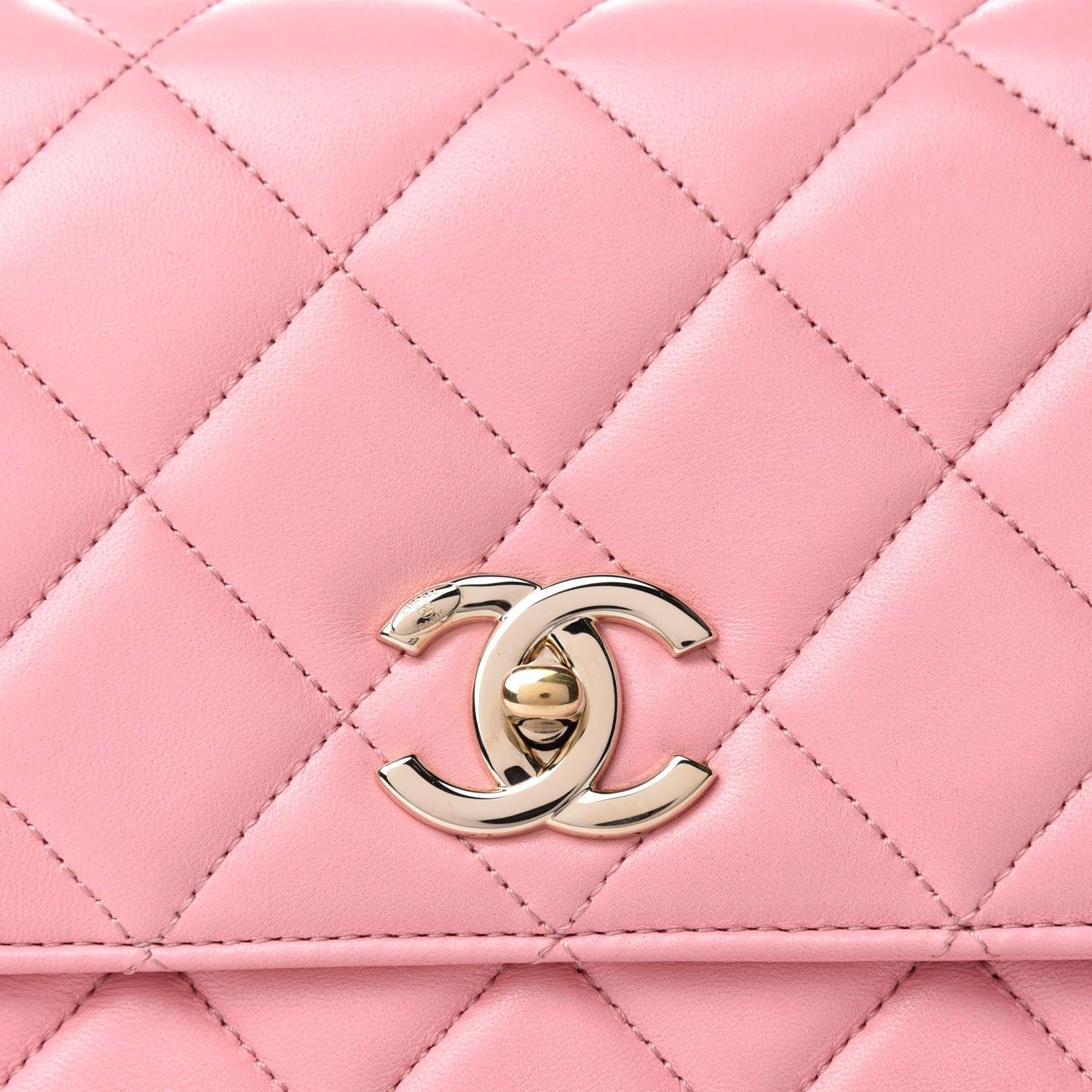 Chanel Lambskin Quilted Medium Trendy CC Flap Dual Handle Bag Pink 11 of 12