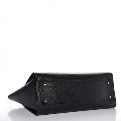 Chanel Caviar Extra Large Studded Deauville Tote Black 4 of 9